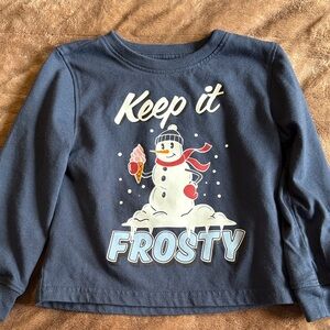 Kids 'Keep it Frosty' Navy Blue Shirt Bass Pro 2T